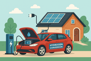 🚗 DIY-Kurs: Baue Dein Elektroauto zum Wasserstoff-Selbstversorger um – für echte Energie-Unabhängigkeit! 🌿⚡